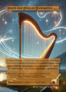 Artefact Légendaire : Harpe des Étoiles Dansantes