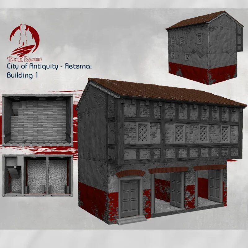 Bâtiment Antique n°1 – City of Antiquity | Décor 3D