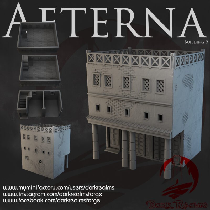Bâtiment Antique n°9 – Décor 3D City of Antiquity