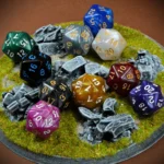 Set de 10 Dés D20 Marbrés