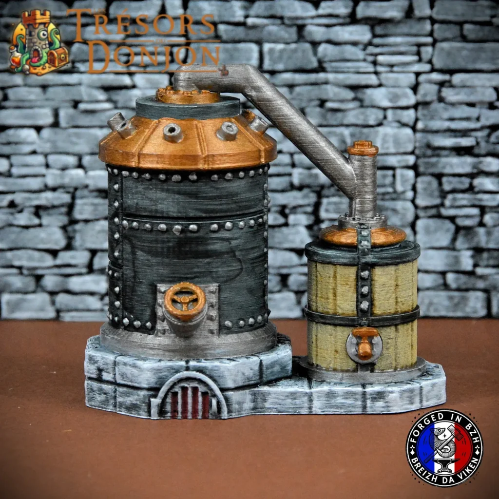 Brasserie du Donjon – décors 3D taverne JDR