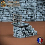 Cuves et tonneaux pour jeu de rôle – décor 3D artisanal