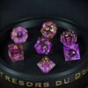 GSN_8819 Éclats d’Améthyste – Set de 7 dés JDR