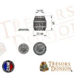 Lot de Barils de Taverne – Décors Donjon & Table JDR (impression 3D PLA+)