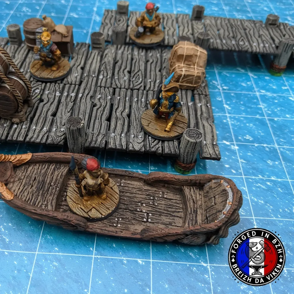 Pontons Modulables pour Décors RPG & Wargames – Passerelles et Plateformes Fantasy