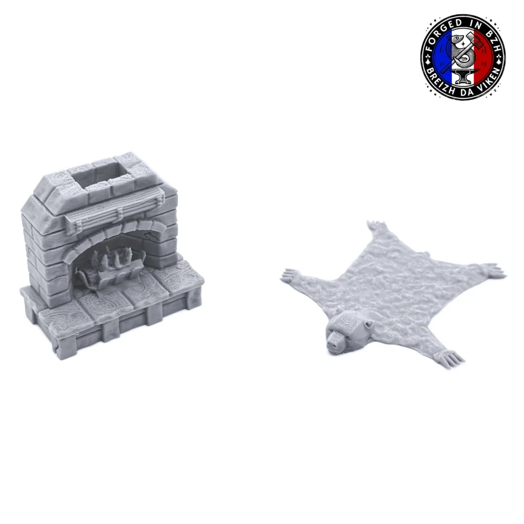 Set de Mobilier de Taverne Fantasy – Décors 3D PLA+ 28–32 mm pour Jeux de Rôle & Dioramas