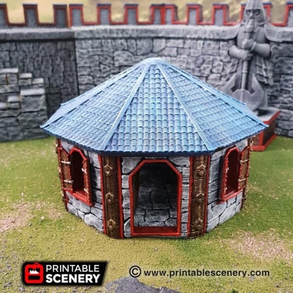 Dwarven-House_Main-600x600 Maison naine imprimée en 3D en PLA+ (0,16mm). Décor dwarven ultra détaillé pour JDR, D&D-like et wargames. Disponible en 15mm, 28mm et 32mm. Fabriqué en Bretagne.