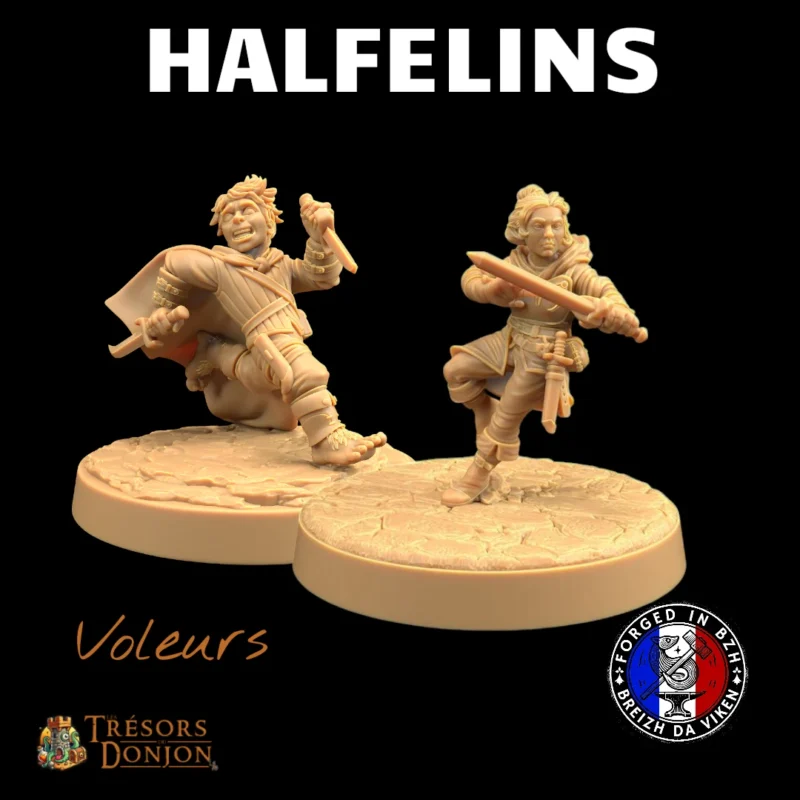 Figurine Halfelin Voleur / Roublard – Homme ou Femme