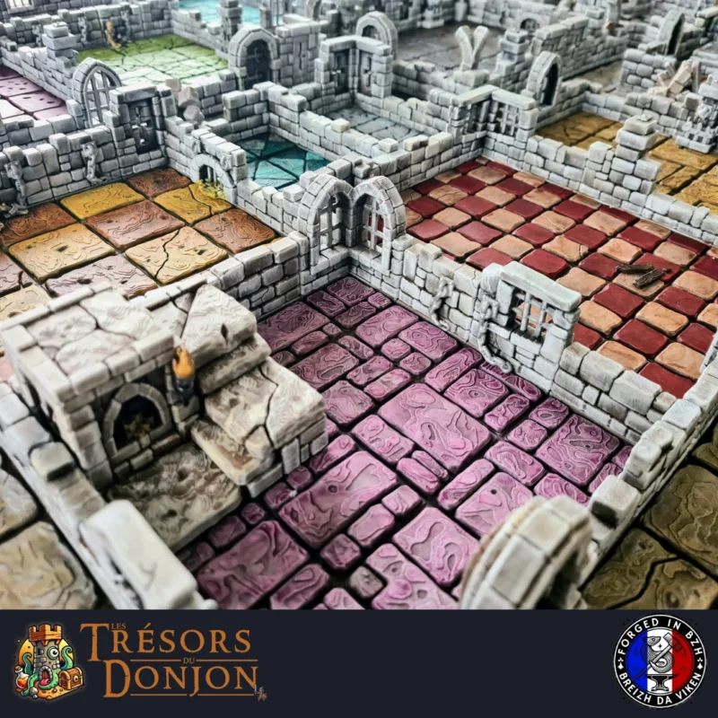 Le plateau HeroQuest 3D imprimé modulaire