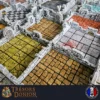 Plateau Heroquest 3d imprimé-3 Plateau HeroQuest 3D finition peinte ambiance donjon médiéval