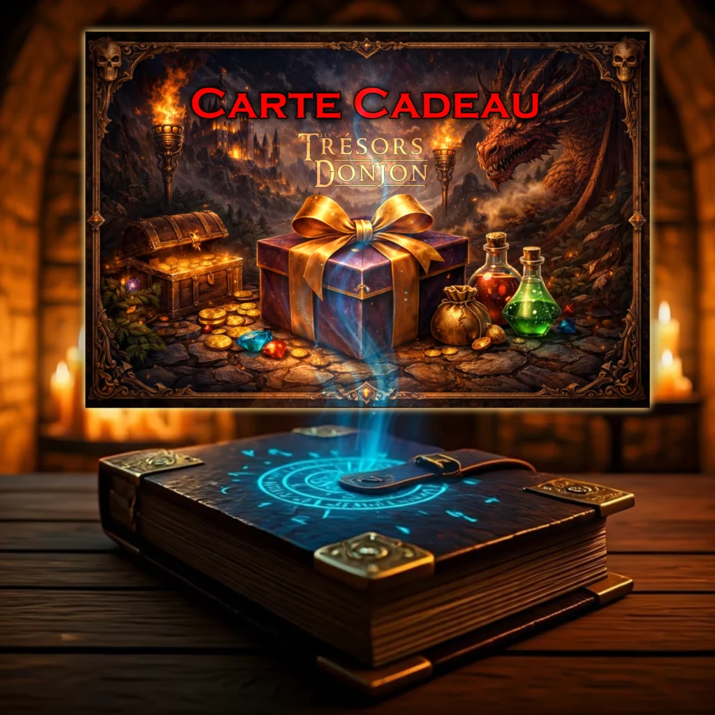 Carte Cadeau – Les Trésors du Donjon