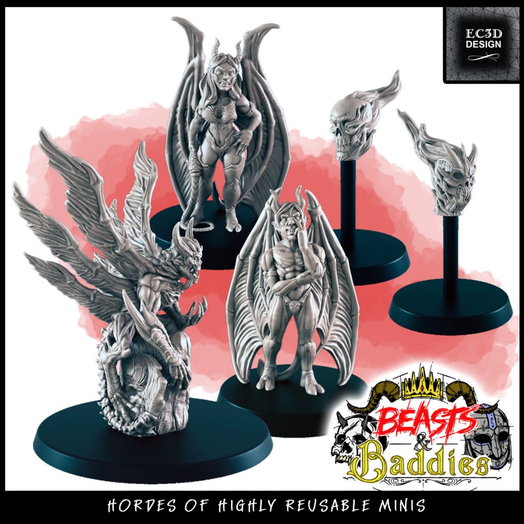 Incubus, Succube & Démons des Enfers - Set de figurines