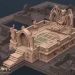 extension HeroQuest Le Retour du Seigneur Sorcier – Salle du Crâne 3D & Salle Rotative du Seigneur Sorcier