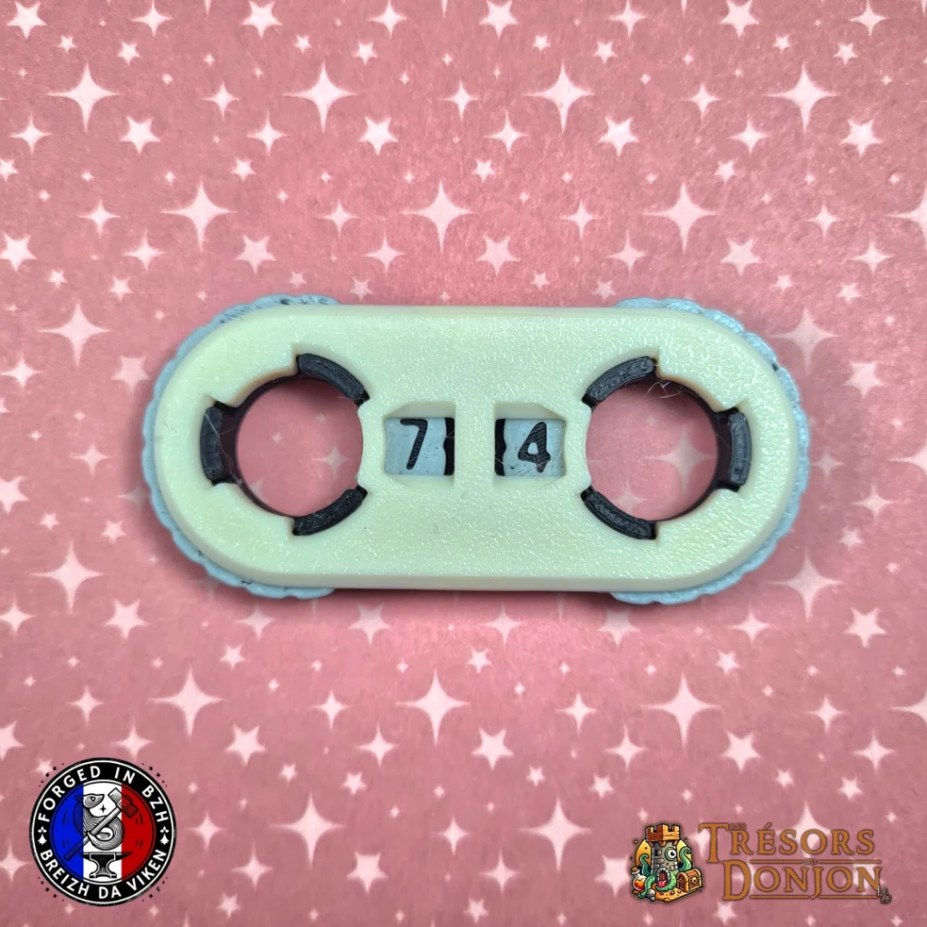 Compteurs de points de vie & ressources 3D – JDR, wargame & MTG | Made in France