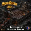 extension HeroQuest Le Retour du Seigneur Sorcier – Salle du Crâne 3D & Salle Rotative du Seigneur Sorcier