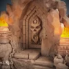 012CKIronDoor004 La Porte de Fer - La Forteresse de Kellar - Extension HeroQuest 3D