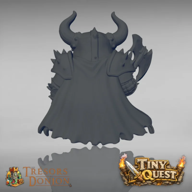 CHAOS KNIGHT-2 Guerrier de la Terreur TinyQuest + carte exclusive