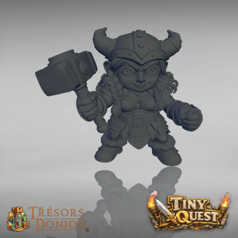 DWARF FEM-1 Nains TinyQuest + cartes exclusives
