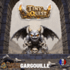 GARGOUILLE Figurine Gargouille TinyQuest compatible HeroQuest et plateaux 3D. Socle 30 mm, facile à peindre, idéale pour boss et gardiens.