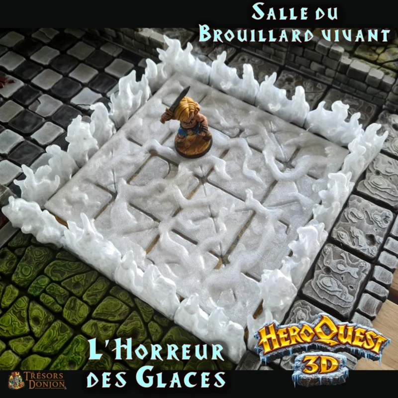Horreur des glaces-salle du brouillard-vivant-impression-3d-1 Extension L Horreur des Glaces - Pack complet HeroQuest 3D