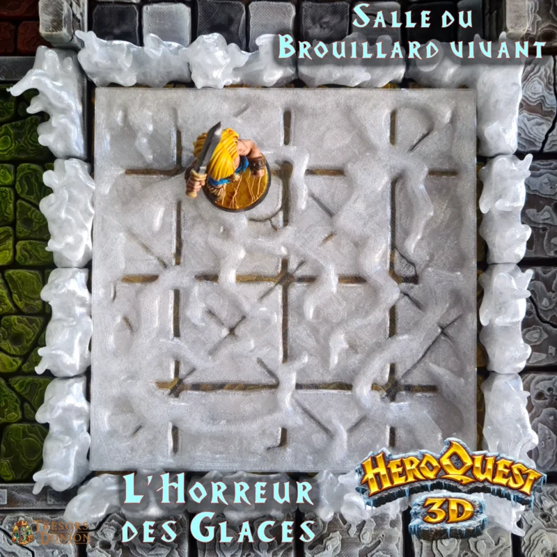 Salle du Brouillard Vivant - L'Horreur des Glaces - HeroQuest 3D