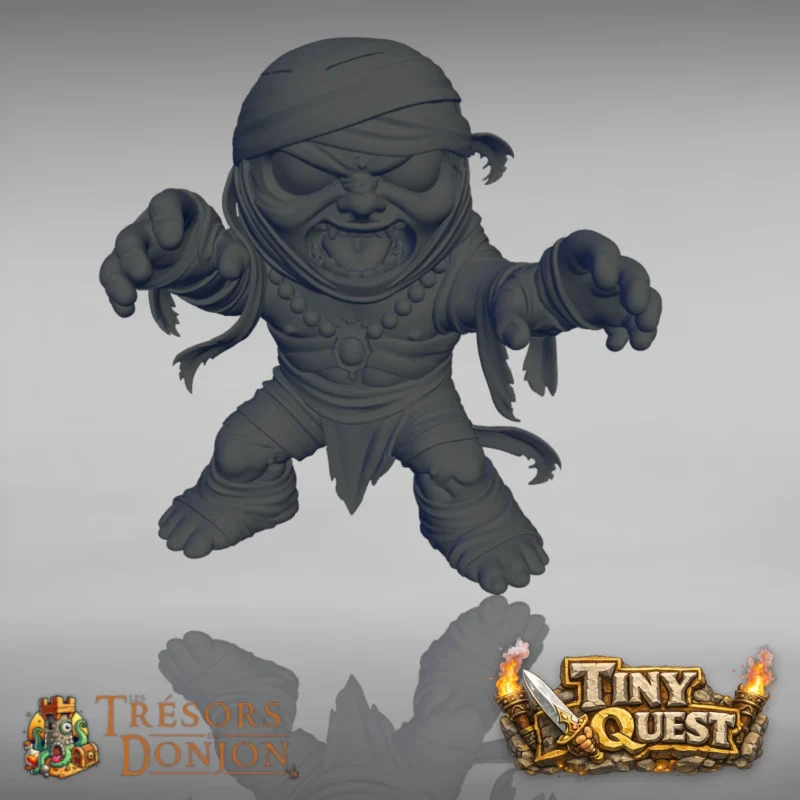 MOMIE-1 Momie TinyQuest + carte exclusive