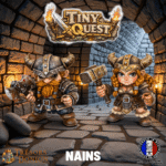 Figurines Nains Chibi HeroQuest – Compatibles Plateau 3D