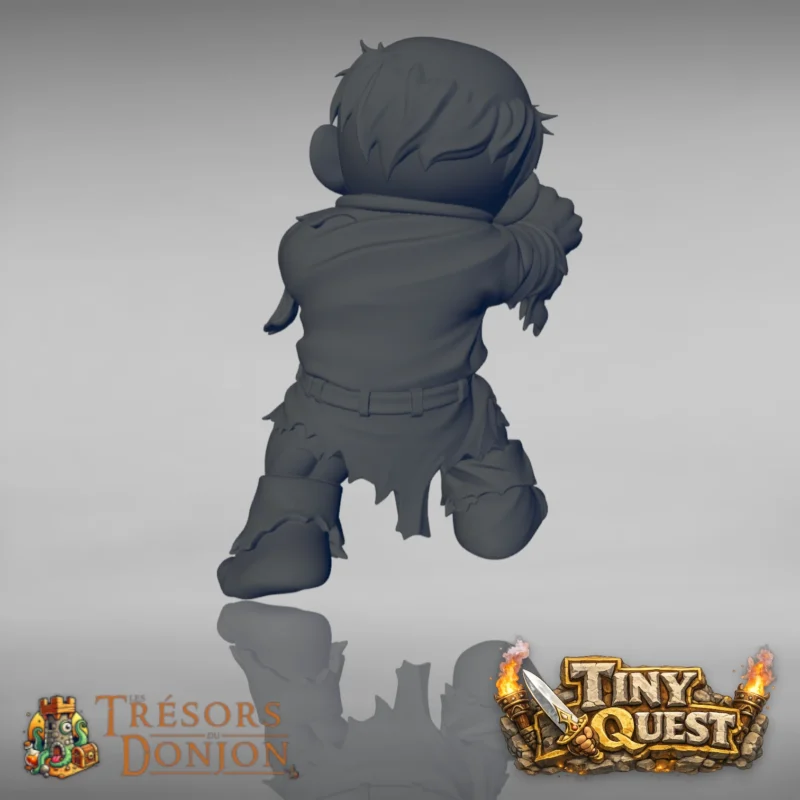 ZOMBIE-1 (1) Zombies TinyQuest + carte exclusive