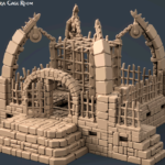 Salle de la Cage HeroQuest 3D – Prison Horreur des Glaces