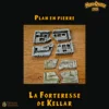 plan en pierre Accessoires - La Forteresse de Kellar - Extension HeroQuest 3D