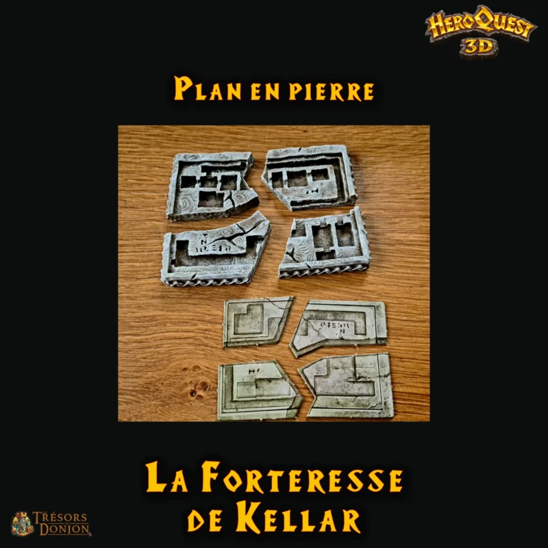 Accessoires - La Forteresse de Kellar - Extension HeroQuest 3D
