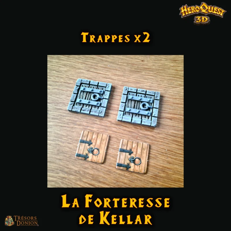 trappes Accessoires - La Forteresse de Kellar - Extension HeroQuest 3D
