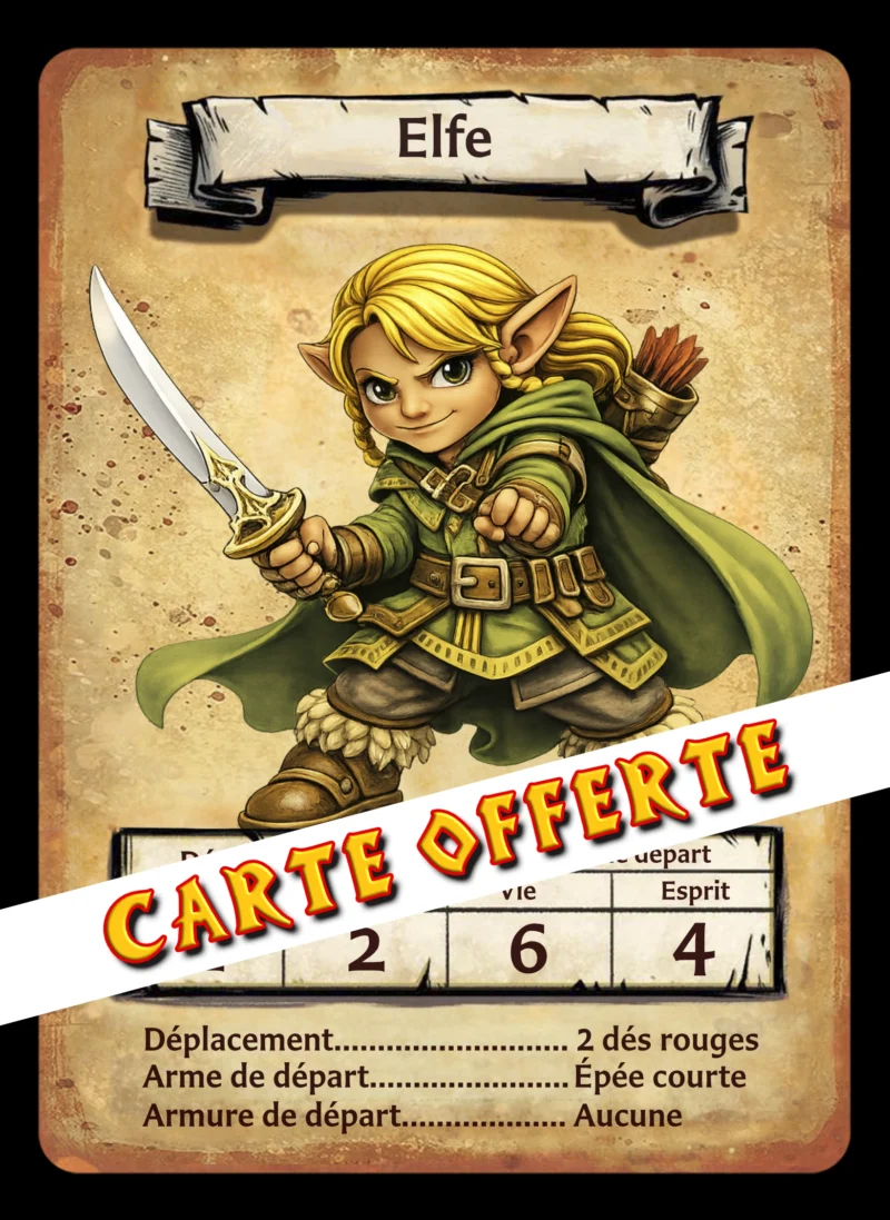 CARTE-ELFE-FEMALE-FRONT-offre Elfes TinyQuest + cartes exclusives
