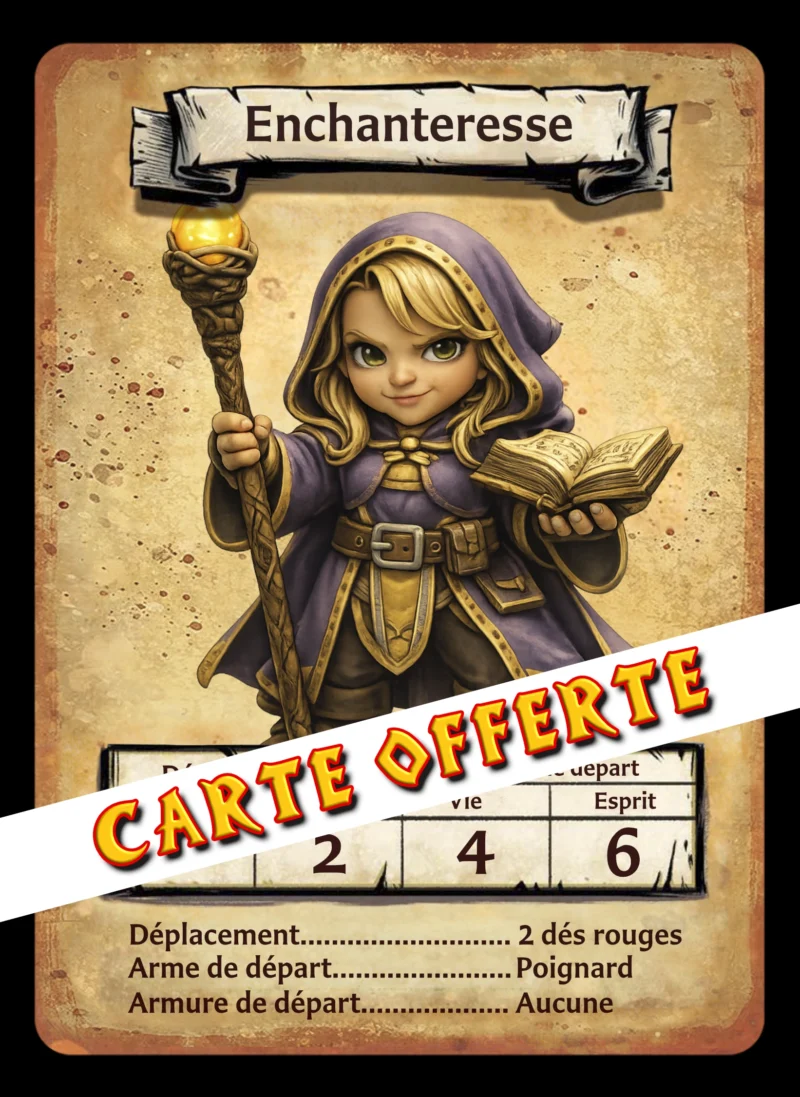 Enchanteur et Enchanteresse TinyQuest + cartes exclusives