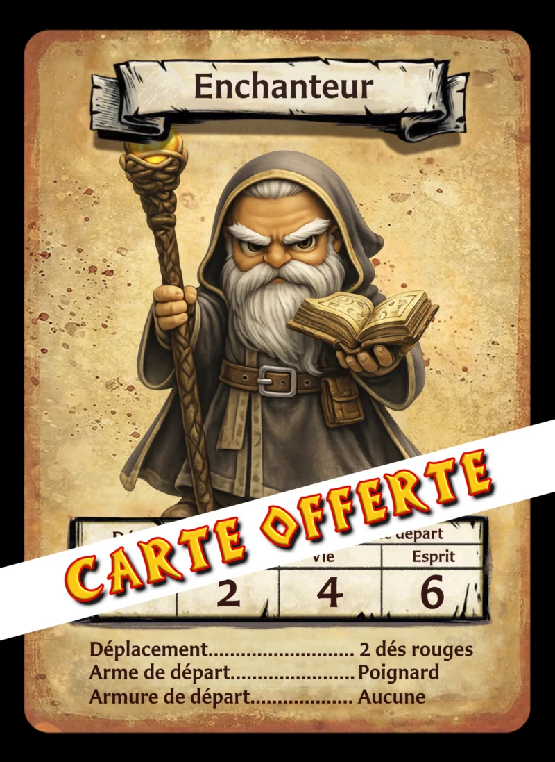 Enchanteur et Enchanteresse TinyQuest + cartes exclusives