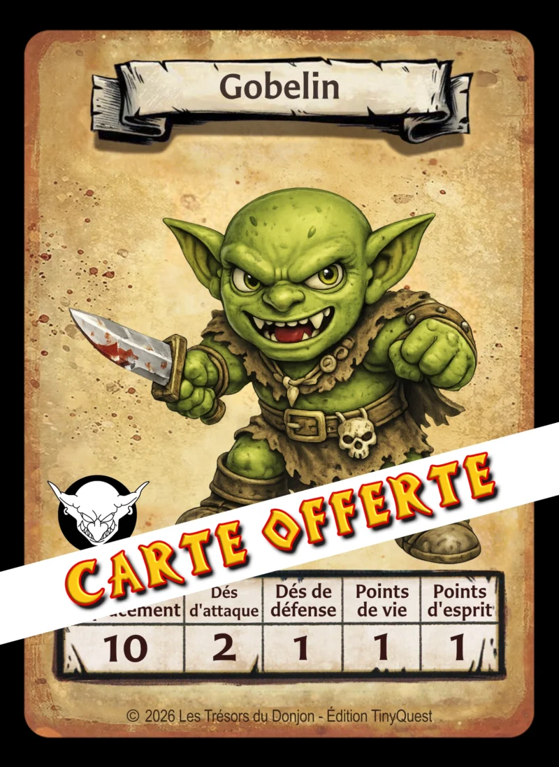 CARTE-GOBELIN-RECTO-PROMO Gobelins TinyQuest + carte exclusive