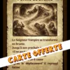 FORME DE BRUME -RECTO-PROM Seigneur Vampire TinyQuest + carte perso + 3 cartes sorts Vampiriques exclusives