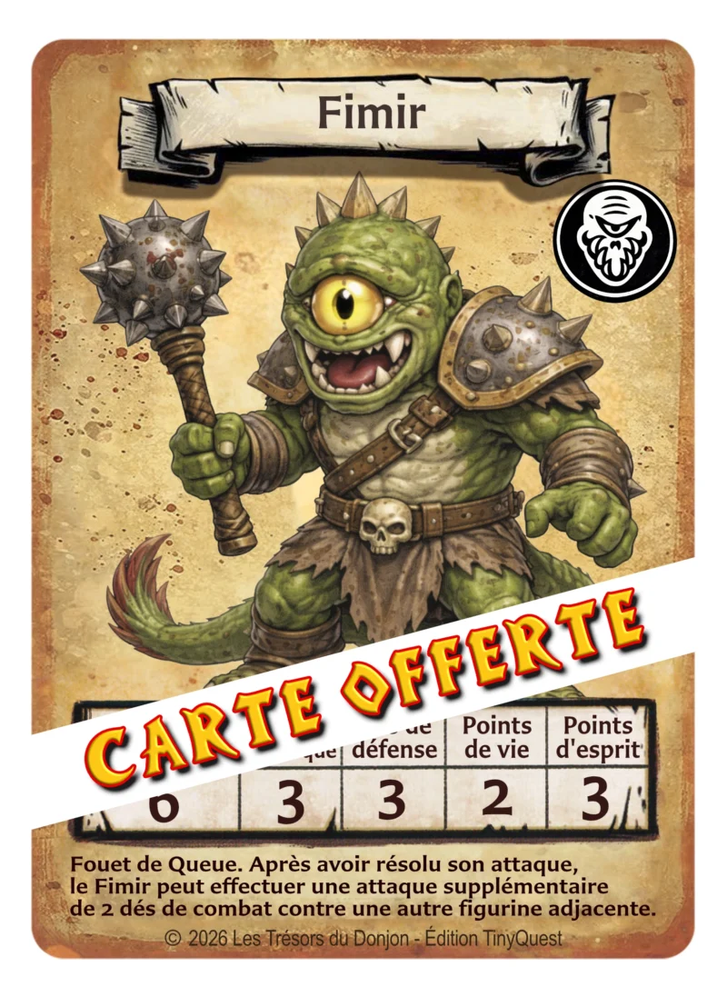 Fimir model Fimir TinyQuest + carte exclusive