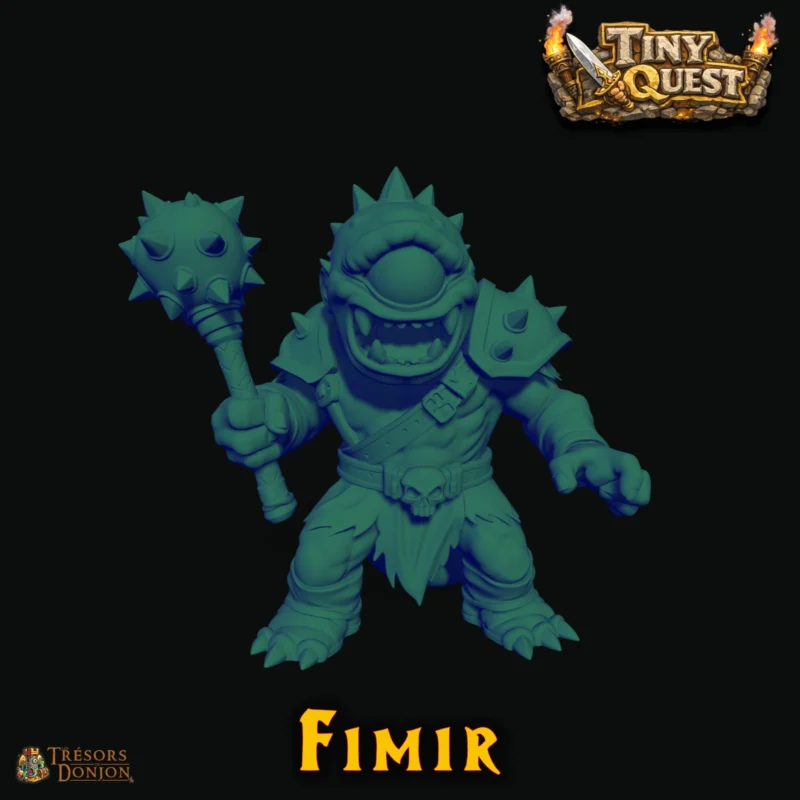 Fimir_figurine heroquest-3d-recto Fimir TinyQuest + carte exclusive