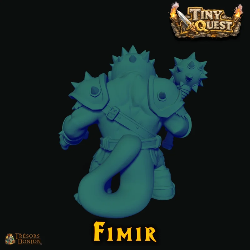 Fimir_figurine heroquest-3d-verso Fimir TinyQuest + carte exclusive