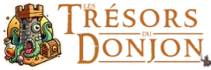 Logo-les-tresors-du-donjon Décors 3D, figurines & dés pour tes aventures JDR & wargame Impression 3D artisanale, zéro dropshipping Du butin qui transforme vraiment ta table — HeroQuest, D&D, Pathfinder, wargame…