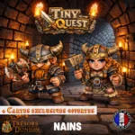 Figurines Nains Chibi HeroQuest – Compatibles Plateau 3D