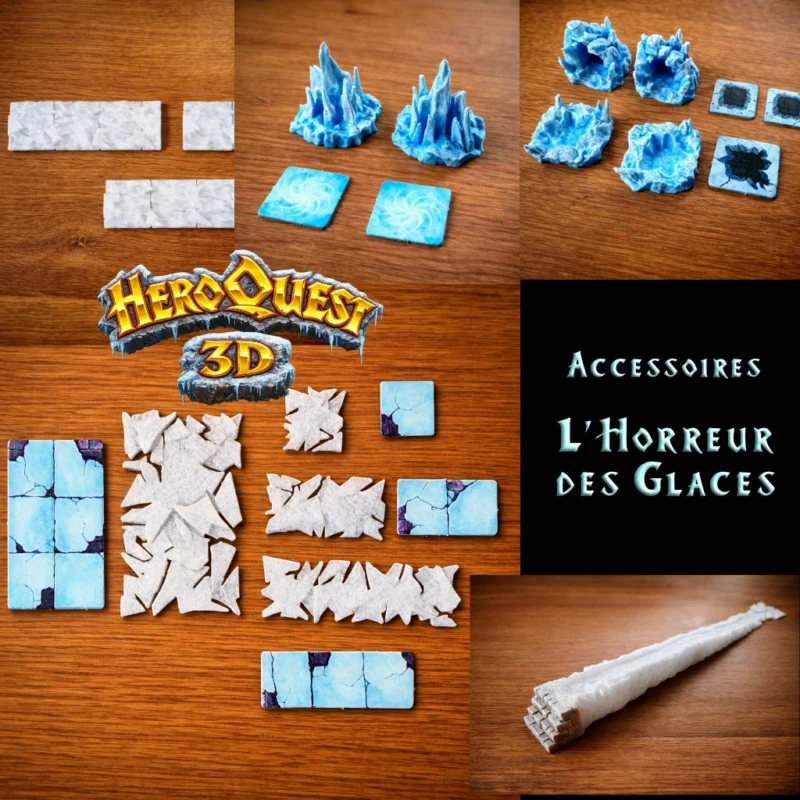 Accessoires impression 3d heroquest l'horreur des glaces