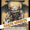gargouille figurine heroquest carte Gargouille TinyQuest + carte exclusive