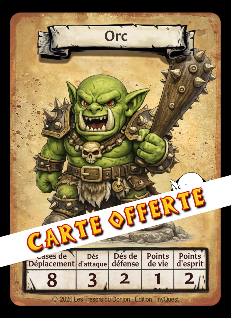 orc-carte-recto-promo Orcs TinyQuest + carte exclusive