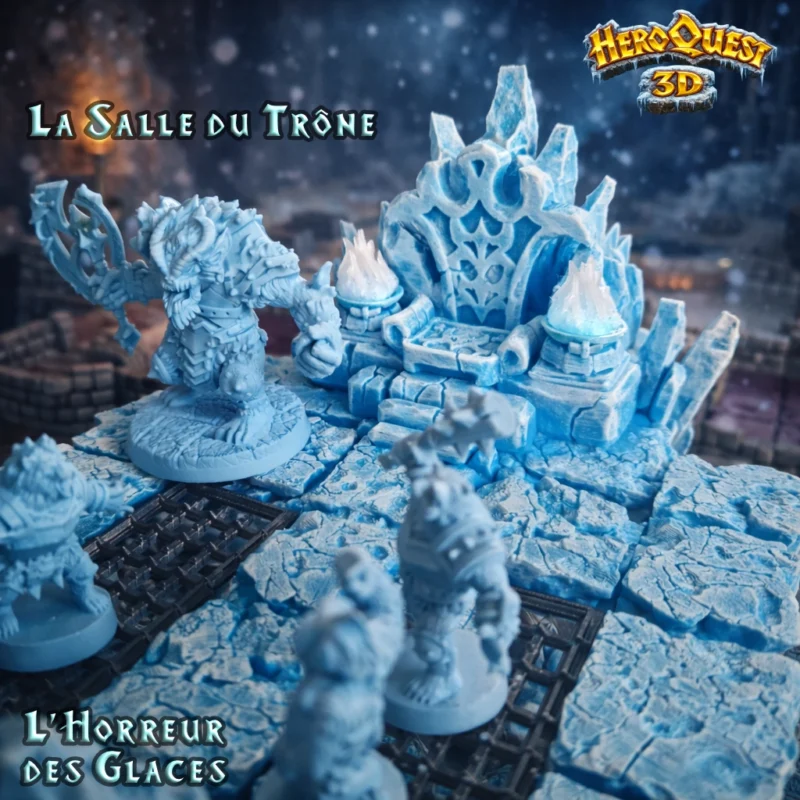 throne-room-2 Salle du Trône de Glace HeroQuest - Extension 3D
