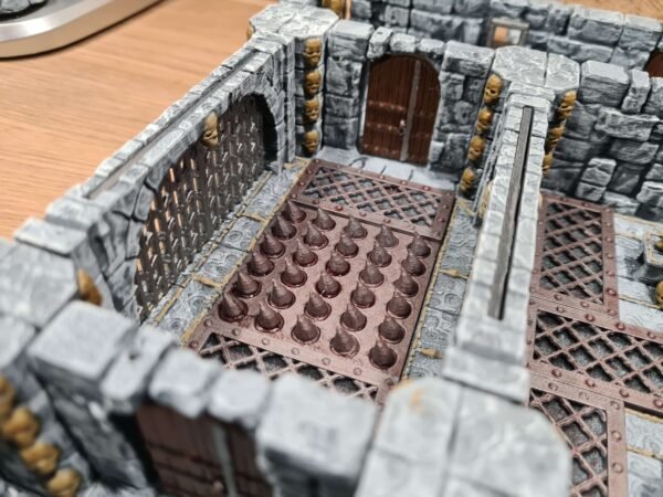 Donjon JDR sur mesure — couloir piege