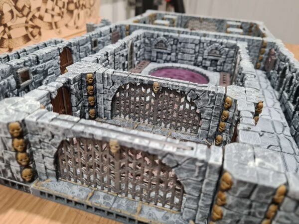 vue immersive du donjon 3d
