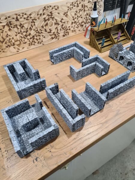 éléments clipsables pour donjon 3d