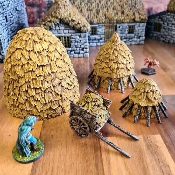 tas de foins - décors 3d jdr